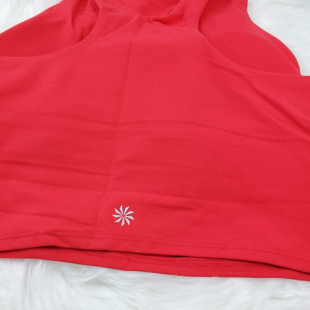 NWT Athleta Red Conscious Crop Bra - Picture 6 of 7